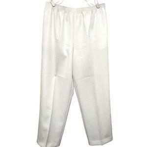 Alfred Dunner White Pants Size 18